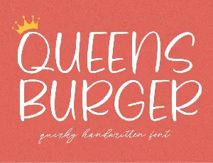 Queens Burger font