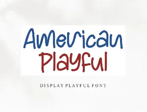 American Playful font