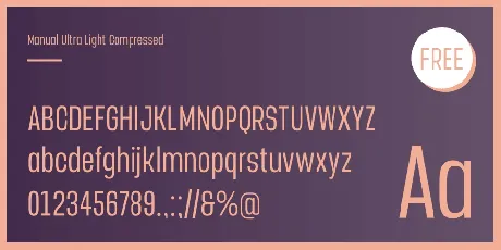 Manual font