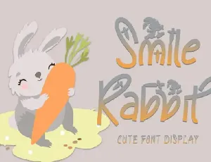 Smile Rabbit Display font