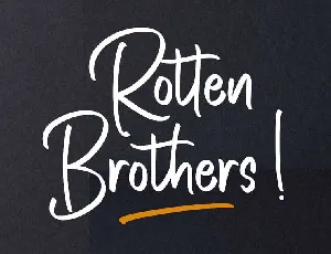 Rotten Brothers font