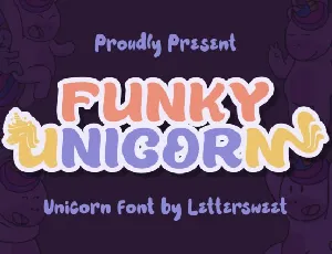 Funky Unicorn font