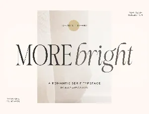 More Bright font