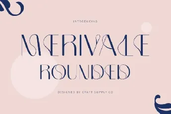 Merivale Rounded font