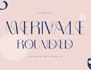 Merivale Rounded font