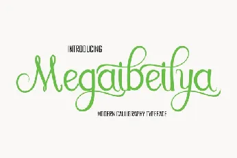 Megaibeilya Script Free font