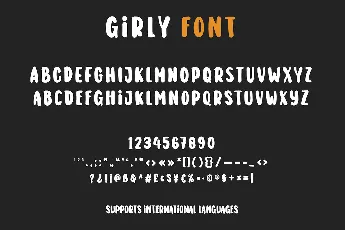 Girly font