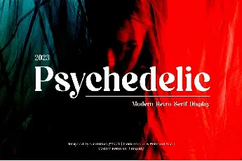 Psychedelic font