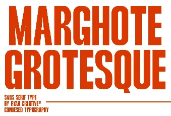 Marghote font