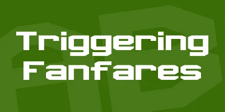 Triggering Fanfares font