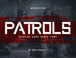 Patrols font