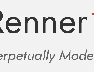 Renner font