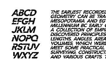 Angles font