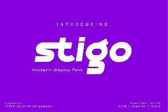 Stigo font