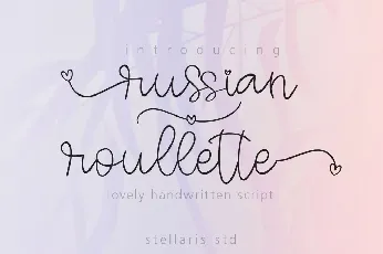 russian roullette font