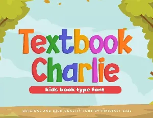 Textbook-Charlie font