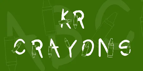 KR Crayons font