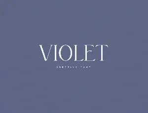 Violet font