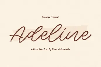 Adeline font