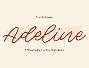 Adeline font