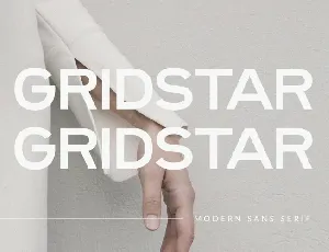 Gridstar font