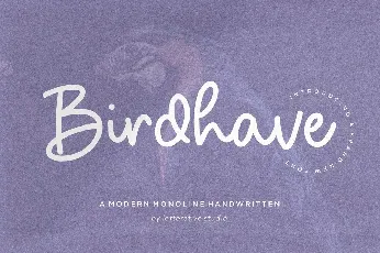 Birdhave font