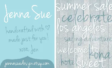 Jenna Sue font