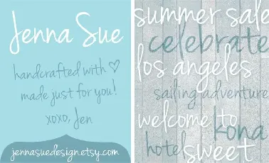 Jenna Sue font