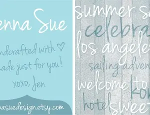 Jenna Sue font