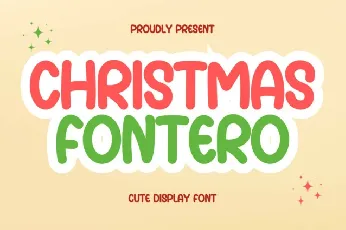 Christmasero Display font