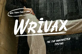 Wrivax font