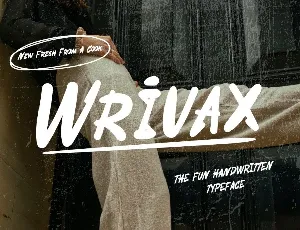 Wrivax font