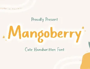 Mangoberry font