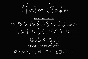 Hunter Strike font