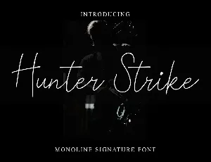 Hunter Strike font