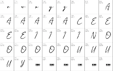 Qinara-DEMO FONT