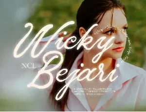 NCL Wicky Bejari font