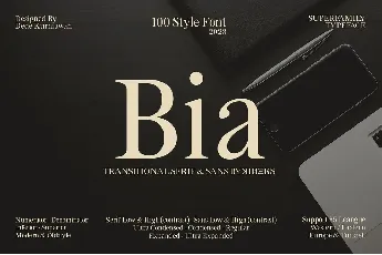 Bia font