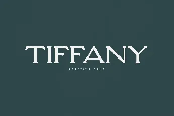 Tiffany font