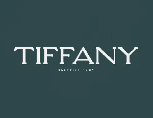 Tiffany font