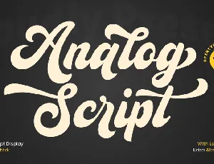 Analog font