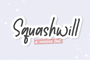 Squashwill font