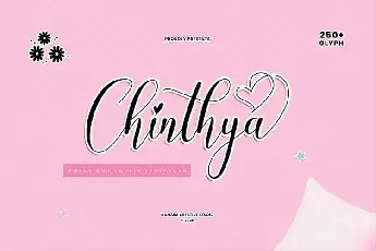 Chinthya Calligraphy font