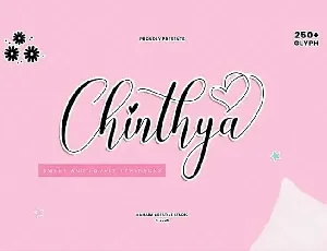 Chinthya Calligraphy font