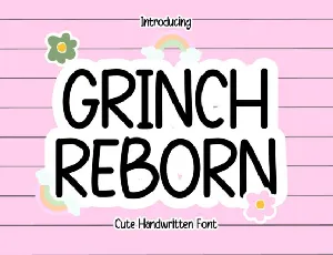 Grinch Reborn Display font