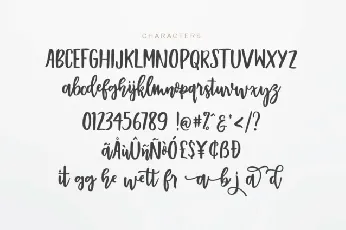 Bentonite Script font