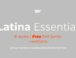 Latina Essential font