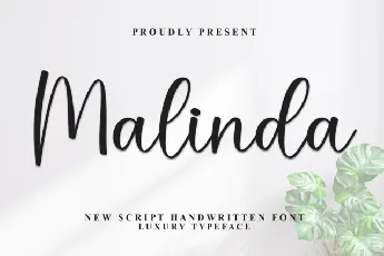 Malinda Script font