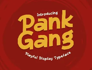 PankGang font