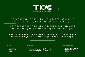 Thole font